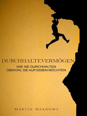 cover image of Durchhaltevermögen